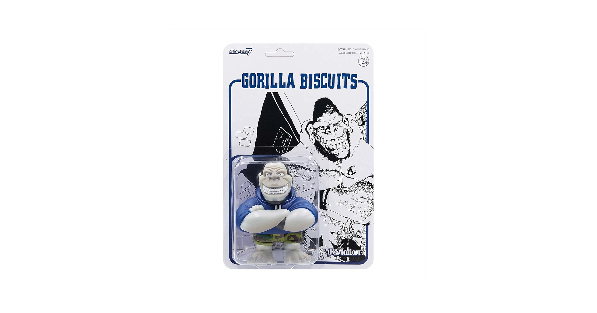 SUPER7 GORILLA BISCUITS ソフビ Gorilla Biscuits - Super 7 ReAction Figure – Sky Valley Records